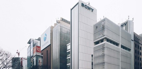 索尼银座大楼百叶窗一块5000日元